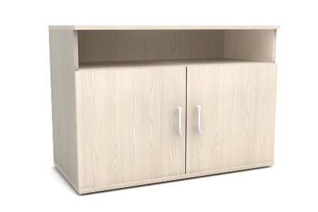 Тумба под оргтехнику (900х430х677)  (ТК28.15.1+ТК28.15.2), дуб молочный