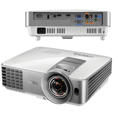 Проектор BENQ MW632ST, DLP, 1280×800, 16:10, 3200 лм, 13000:1, короткофокусный, 2,6 кг