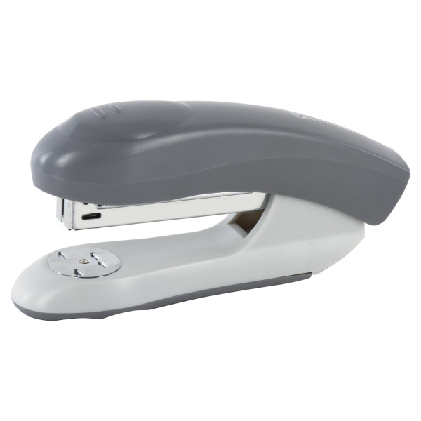 Степлер №24/6, 26/6 BRAUBERG "Original", до 25 листов, серый