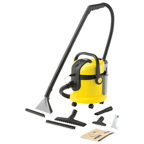 Пылесос моющий KARCHER (КЕРХЕР) SE 4002, потребляемая мощность 1400Вт, желтый, 1.081-140.0 Пылесос моющий KARCHER (КЕРХЕР) SE 4002, потребляемая мощность 1400Вт, желтый, 1.081-140.0