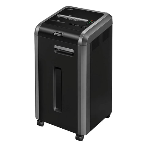 Уничтожитель (шредер) FELLOWES MICROSHRED 225Mi, на 5-10 чел., 5 ур. секр, 2x12 мм, 14 лис, FS-46201