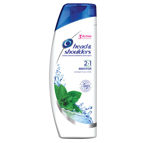 Шампунь + бальзам-ополаскиватель 400 мл, HEAD & SHOULDERS (Хэд энд Шолдерс) "Ментол", освежающий, HS