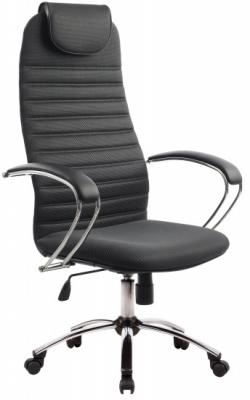 Кресло офисное МЕТТА BK-10 CH (ткань-сетка черная, пятилучие - хром)
