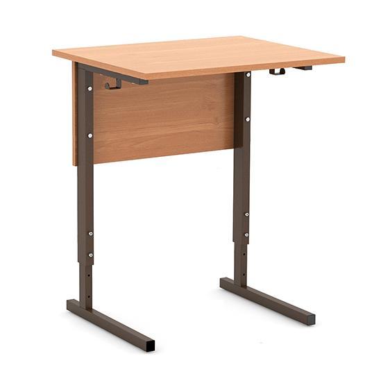 Стол ученич.1-местн.,регул. 4-6 гр., ольха, м/к коричневый (М111РВ) Стол ученич.1-местн.,регул. 4-6 гр., ольха, м/к коричневый (М111РВ)