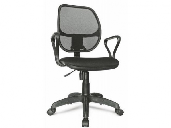 Кресло Марс new gtpp комфорт спинка сетка черная/сиденье В-14 (черная)