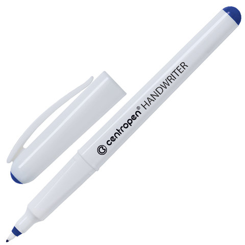 Ручка капиллярная CENTROPEN "Handwriter", трехгранная, толщина письма 0,5 мм, синяя, 4651/1С