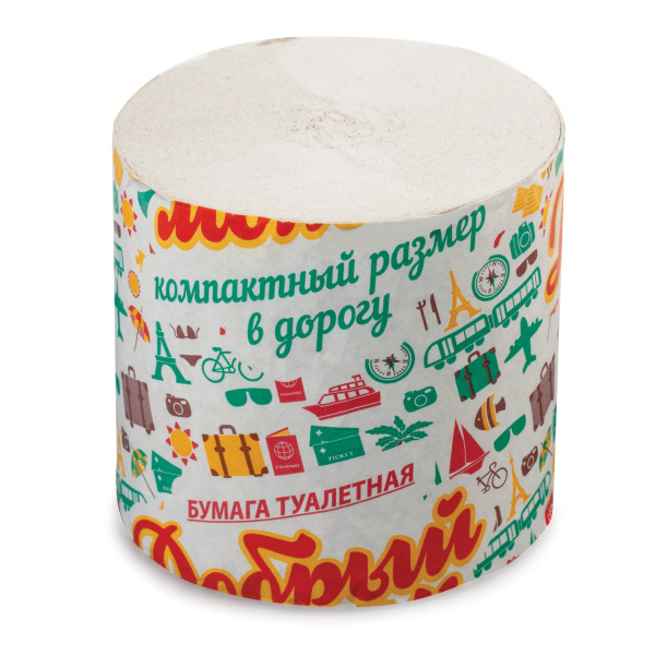 Бумага туалетная быт., 25 м, без втулки (супер-эконом), ш/к 50378