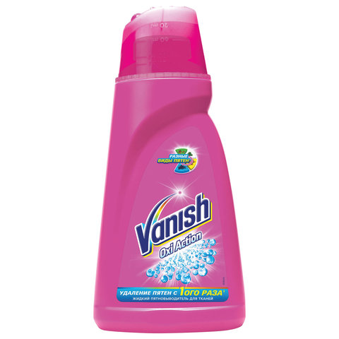 Пятновыводитель VANISH (Ваниш) "Oxi Action" 1л, с активным кислородом, 7507026