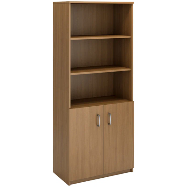 Шкаф широкий полуоткрытый, 854х445х2010мм, дуб сонома, М305.2Ш