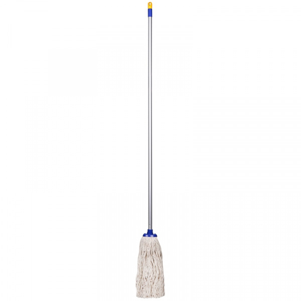 Швабра OfficeClean Professional, ручка 120см, насадка МОП хлопок, ворс 26см, 165г