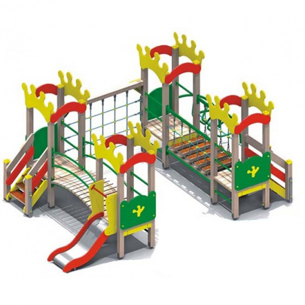 Детский игровой комплекс (3-7 лет) 5770х3340 мм, Н=2520мм, Н площадок 650 мм