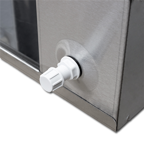 Зонт вытяжной пристенный с жироулавливающим лабиринтным фильтром ЗВ-П10/10 1000х1000х350мм