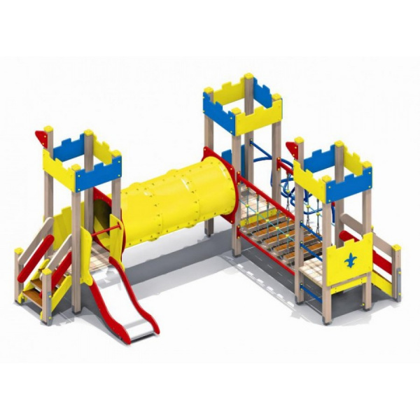 Детский игровой комплекс (3-7 лет) 5110х3215 мм, Н=2800 мм, Н площадок 650 мм