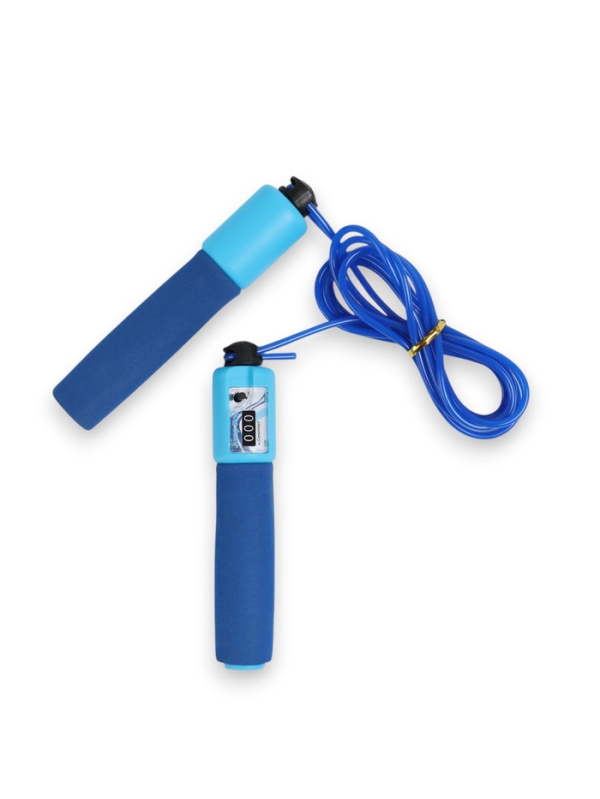 Скакалка 2,55 м, d=5 мм, со счетчиком, цвета микс