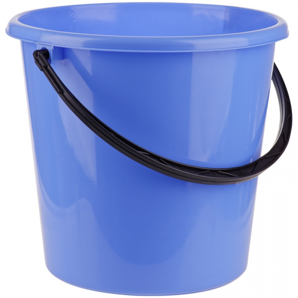 Ведро пищевое 12л OfficeClean, пластиковое, мерная шкала, голубое