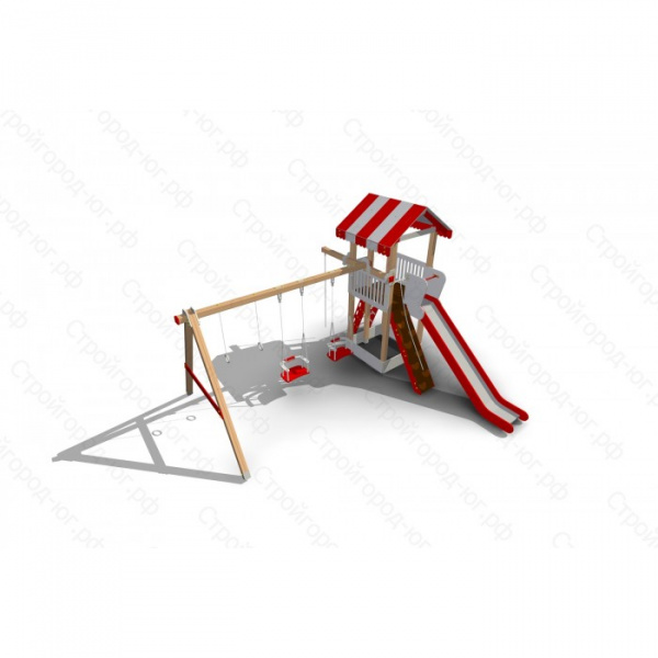 Детский игровой комплекс (от 3 лет) 4170 x 5220 x 3465 мм