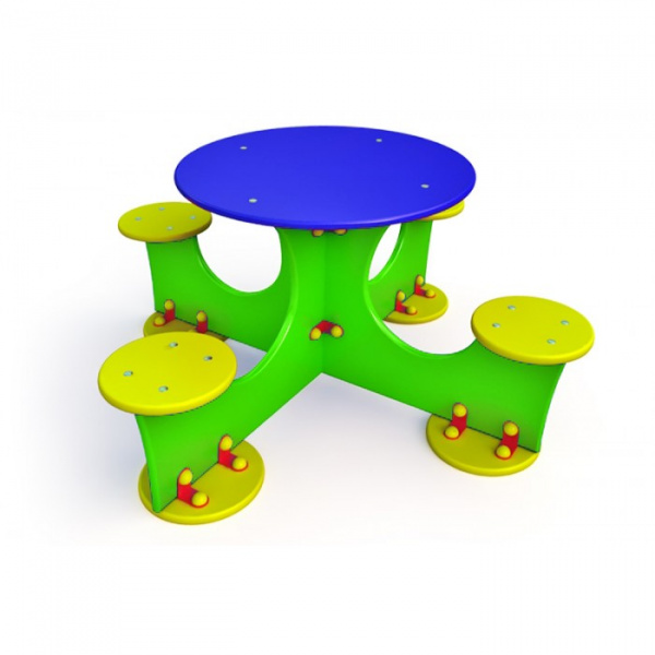 Стол детский "Солнышко", 3-7 лет, влагостойкая фанера, Общая высота 600мм