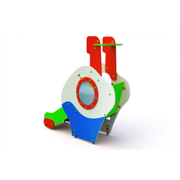 Детская горка "Субмарина", Возрастная группа: 3-7 лет, Материал: Влагостойкая фанера, Габаритные раз