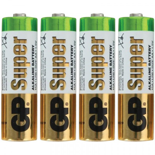 Батарейка GP Super Alkaline AA (LR06) 15A SB4