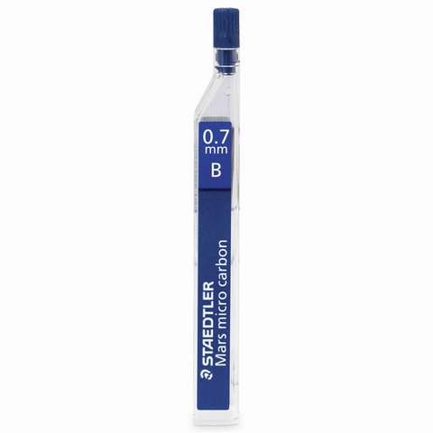 Грифель запасной STAEDTLER (Штедлер, Германия) "Mars micro", B, 0,7мм, 12 шт., 250-07-B Грифель запасной STAEDTLER (Штедлер, Германия) "Mars micro", B, 0,7мм, 12 шт., 250-07-B
